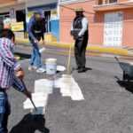 Brigadas de “Más Territorio” rehabilitan escalinatas, reparan adoquín y bachean calles en diversas comunidades de la capital