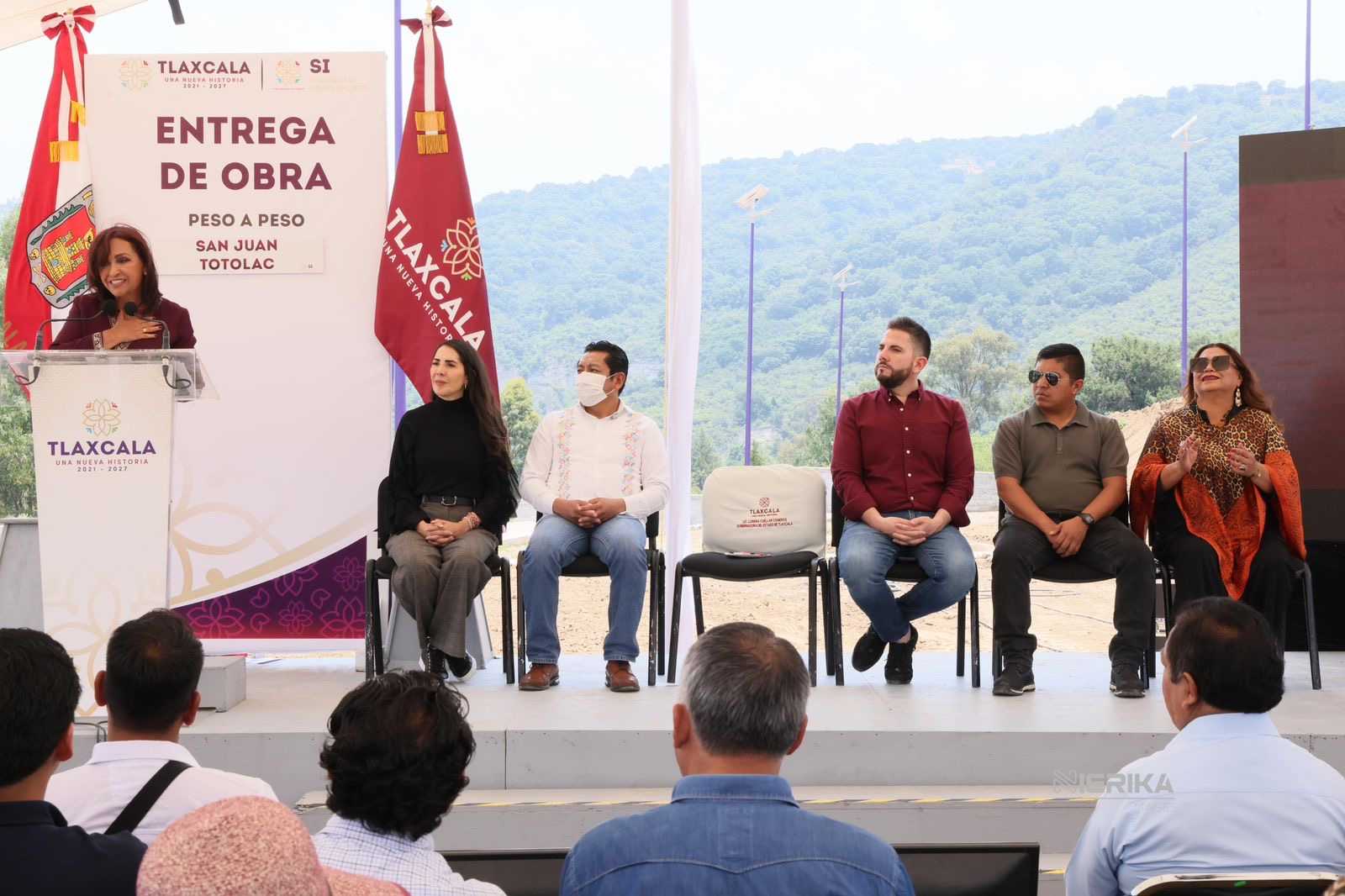 INAUGURA GOBERNADORA NUEVO PANTEÓN MUNICIPAL DE TOTOLAC