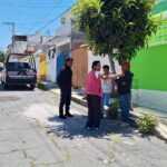 Brigadas de “Más Territorio” bachean en calle Diego Muñoz Camargo y suman vecinos vigilantes en Acuitlapilco