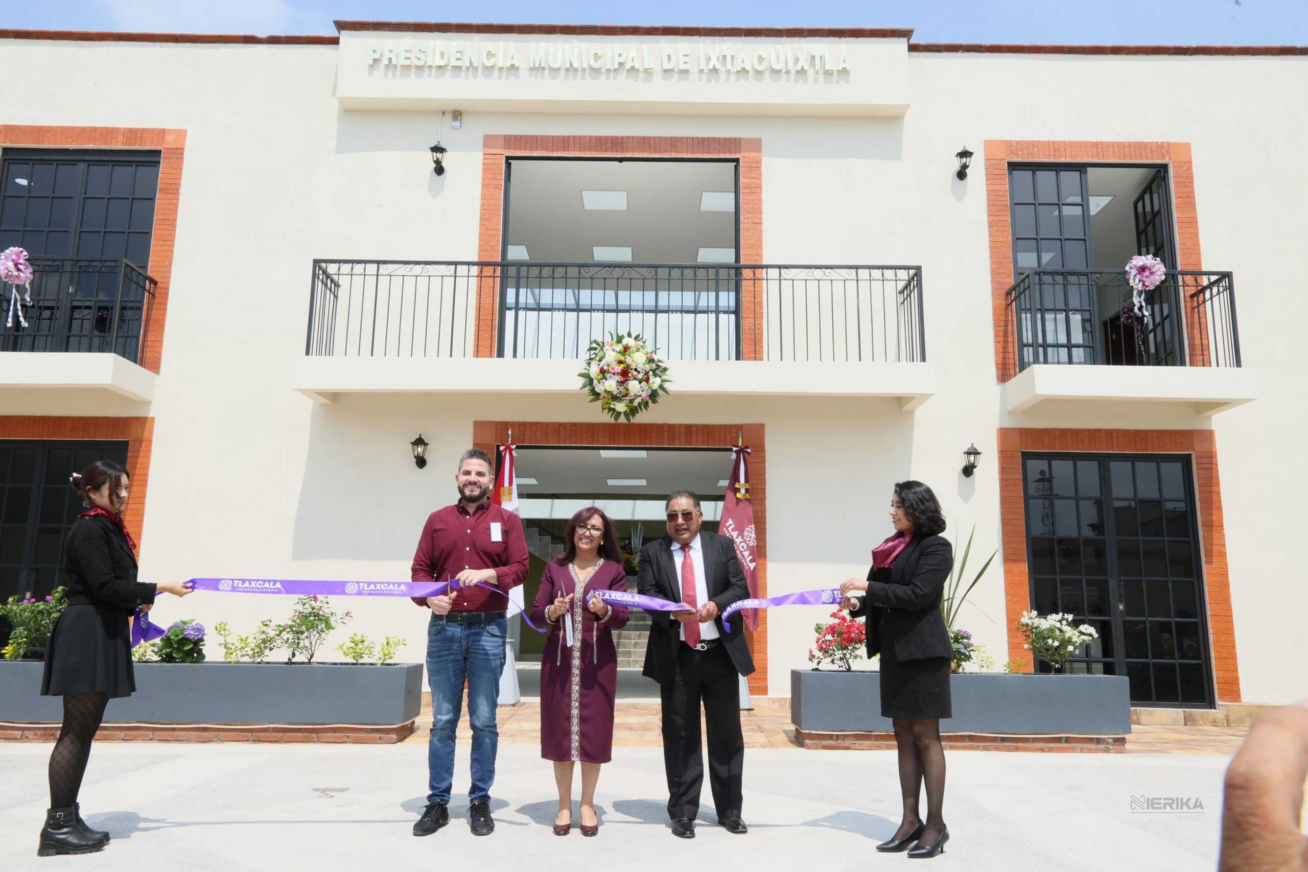INVIERTE GOBIERNO ESTATAL 275 MILLONES DE PESOS EN IXTACUIXTLA, ENTREGA NUEVA PRESIDENCIA MUNICIPAL