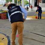 Brigadas de “Más Territorio” renuevan cancha en Tepehitec, atienden reportes en Adolfo López Mateos y limpian jardín de niños en Ocotlán