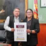 Carlos López Suárez, sostuvo una reunión de trabajo con la coordinadora estatal de IMSS-BIENESTAR Tlaxcala