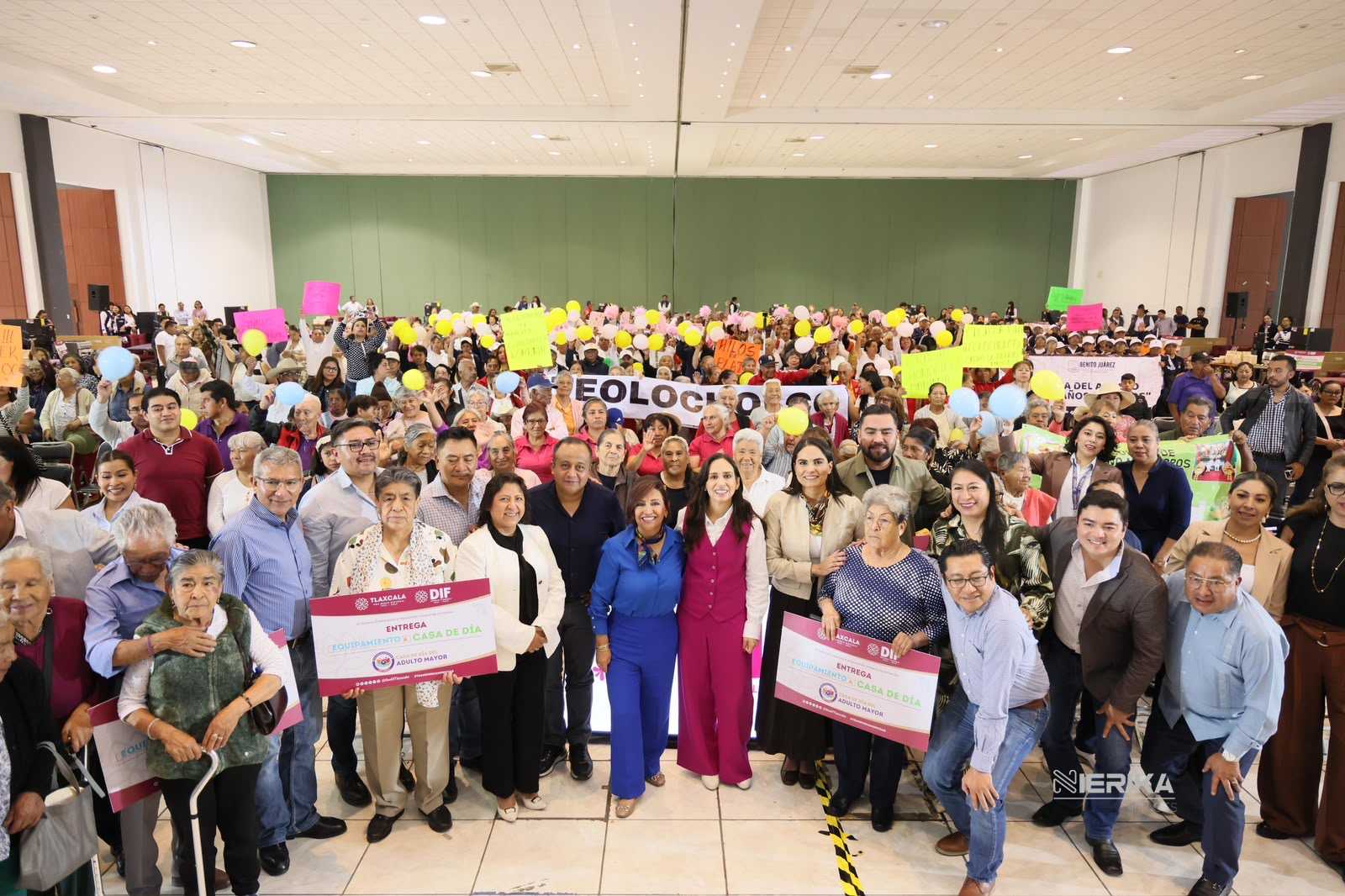 ENTREGA GOBERNADORA EQUIPAMIENTO A 17 CASAS DE DÍA Y FORTALECE LA ATENCIÓN A PERSONAS ADULTAS MAYORES