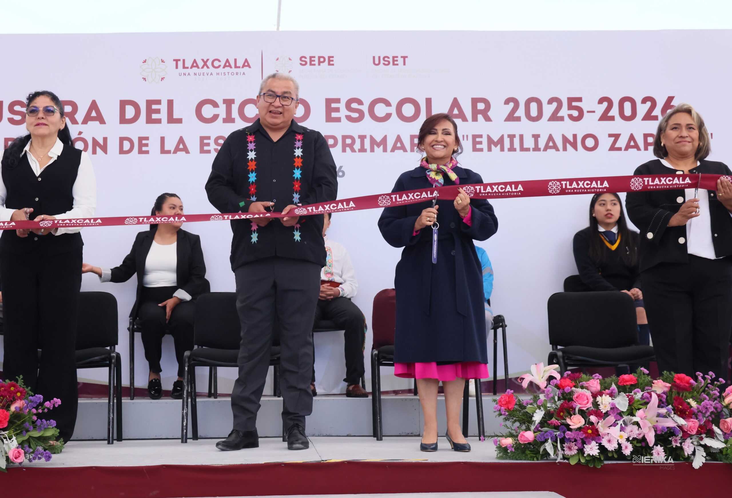 INAUGURA GOBERNADORA NUEVAS INSTALACIONES EDUCATIVAS DURANTE LA CLAUSURA DEL CICLO ESCOLAR 2025-2026