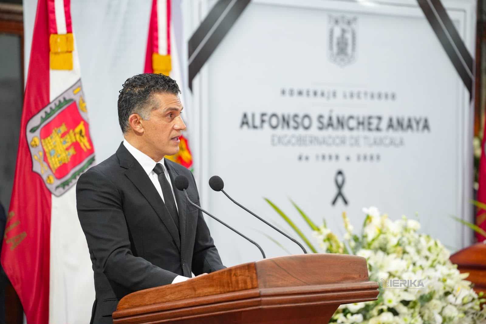Mensaje de Alfonso Sánchez García en el homenaje de cuerpo presente a su padre
