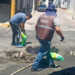 Brigadas de “Más Territorio” balizan topes en Ixtulco, bachean en Ocotlán y mantienen campos deportivos