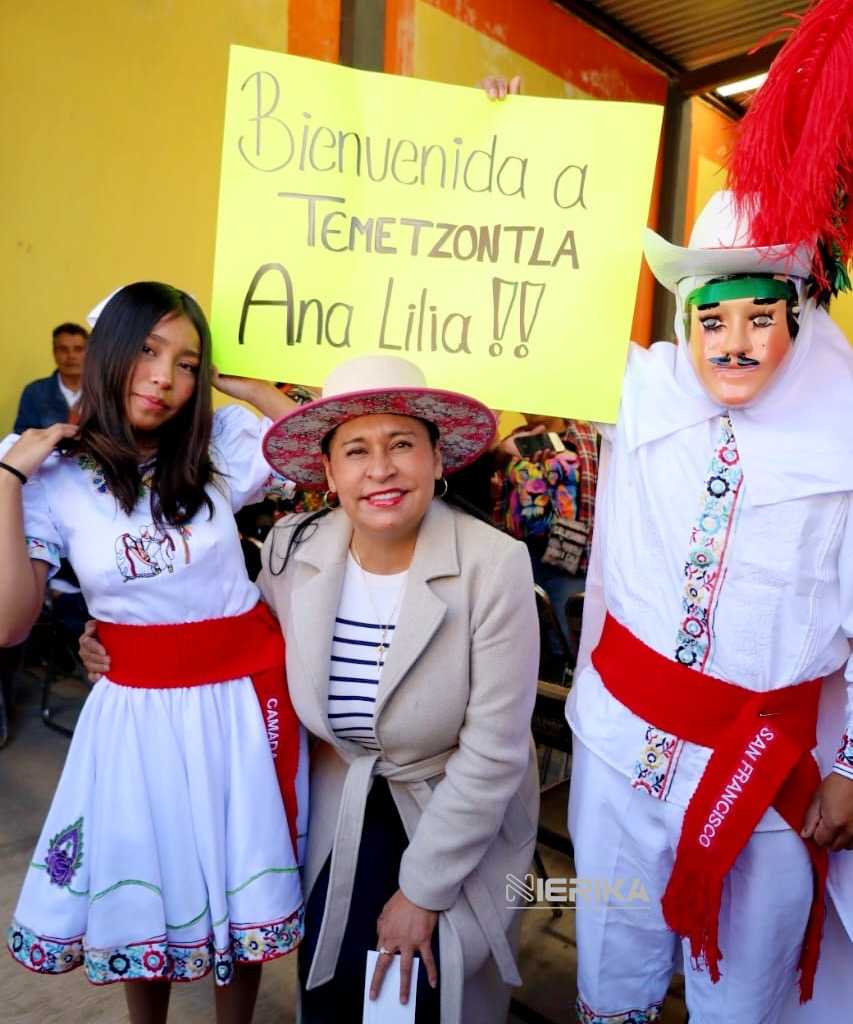 Ana Lilia Rivera intensifica recorridos por Tlaxcala; pide combatir la desinformación