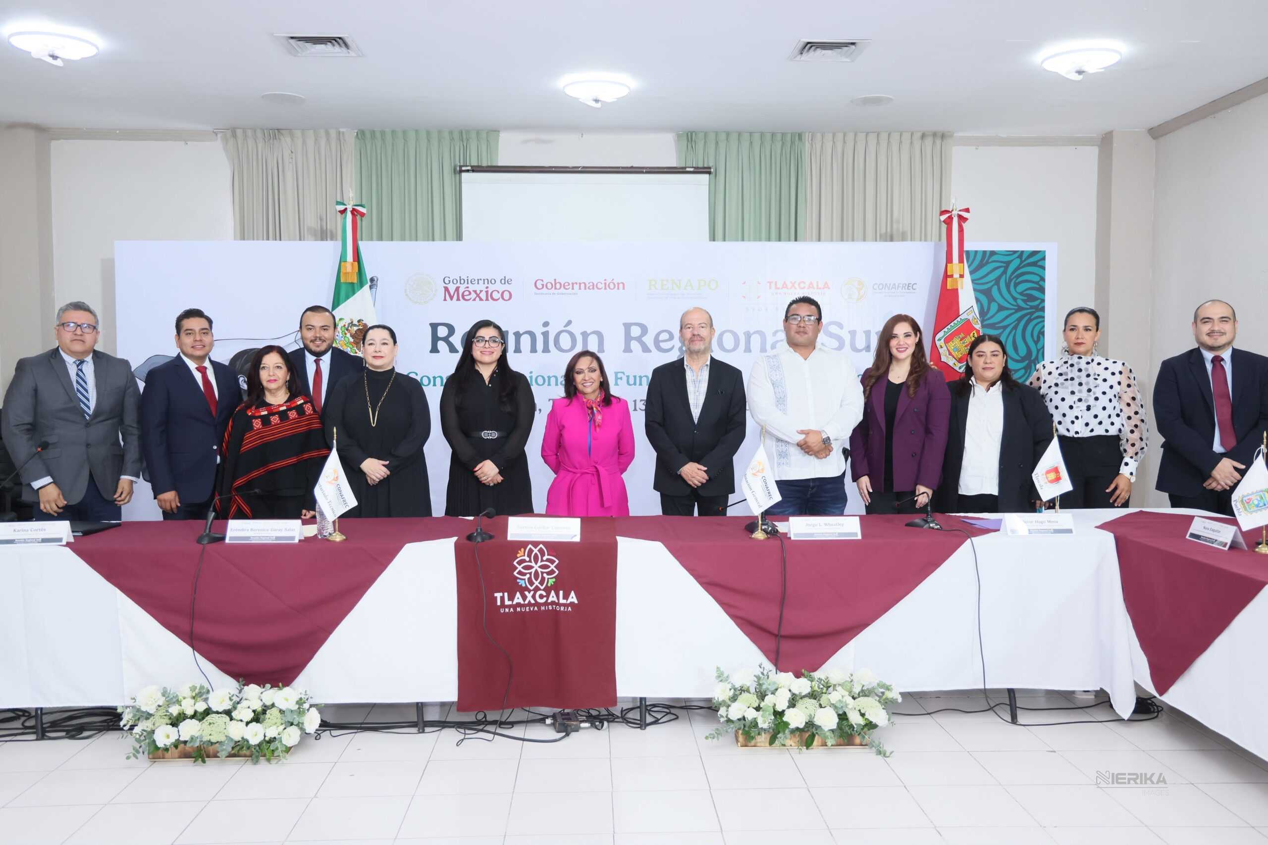 INAUGURA GOBERNADORA REUNIÓN REGIONAL SUR 2026 DEL CONSEJO NACIONAL DE FUNCIONARIOS DEL REGISTRO CIVIL.
