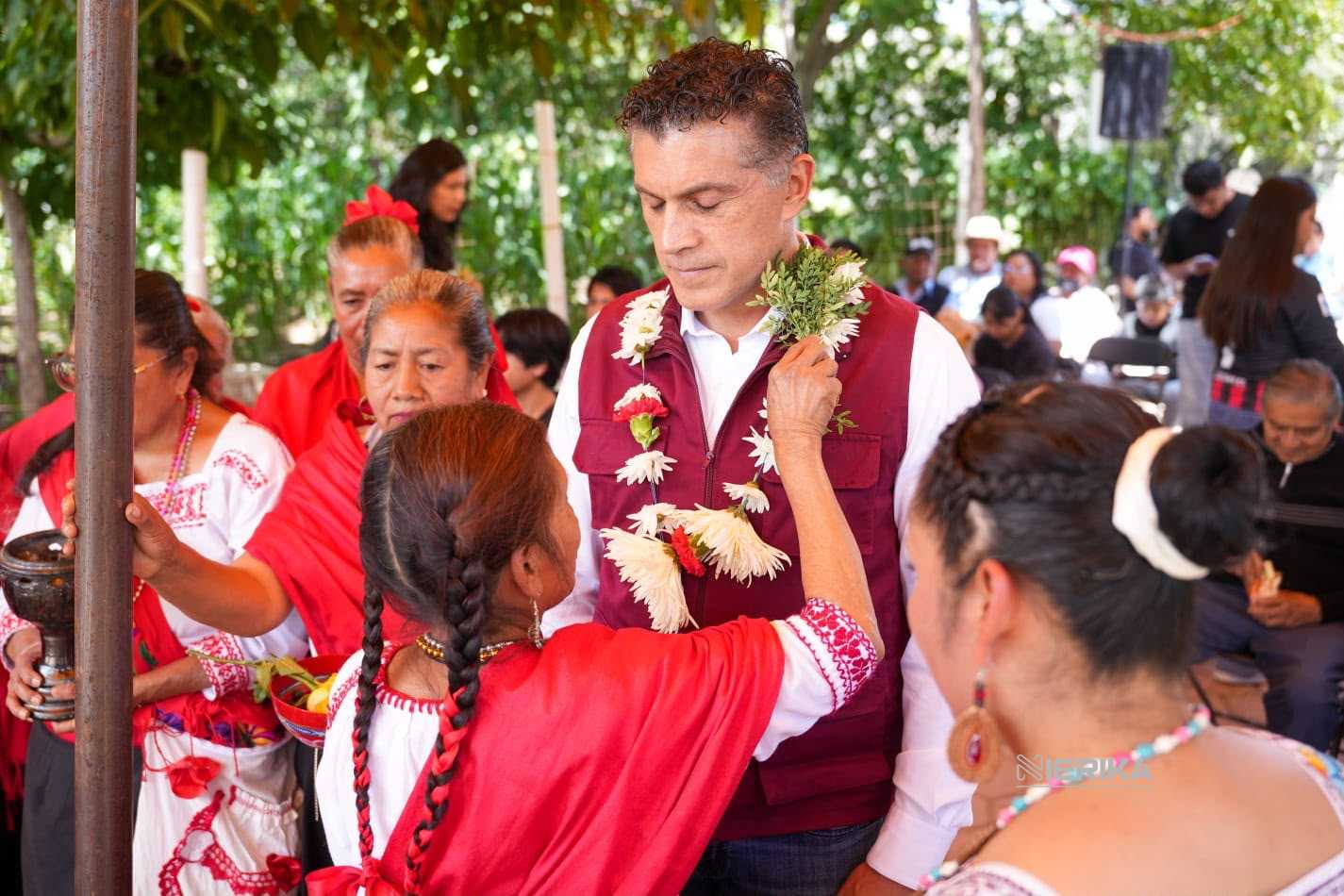 Comunidad indígena de Cuaxinca reconoce en Alfonso Sánchez García una visión cercana a los pueblos originarios, alineada con la de Claudia Sheinbaum