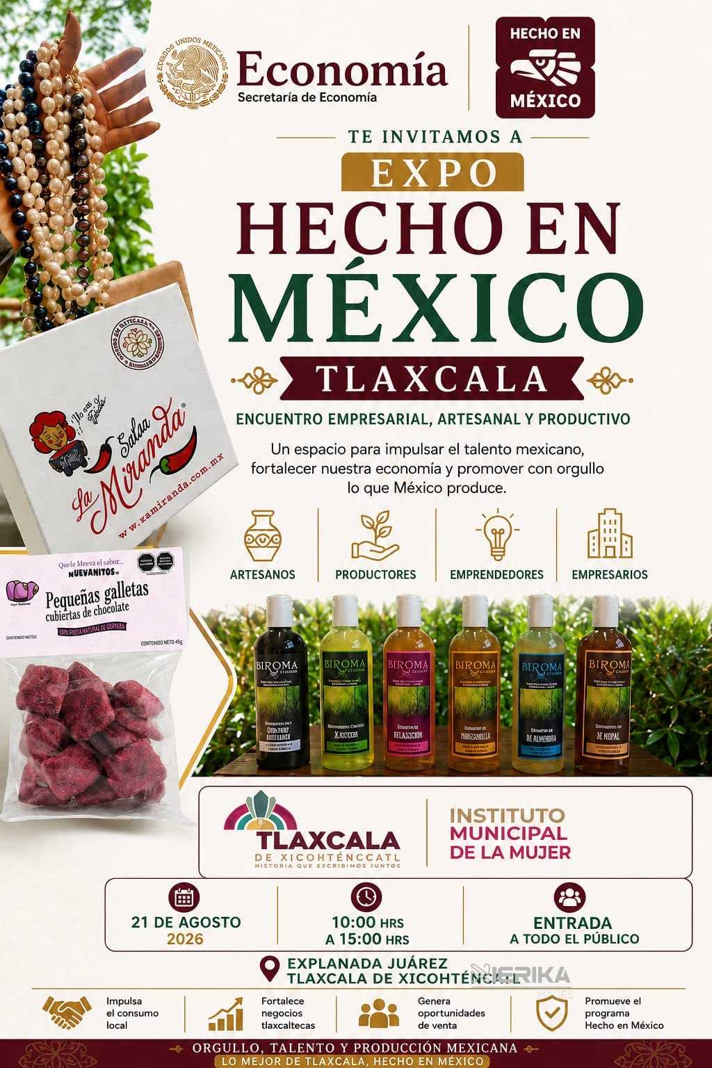 AYUNTAMIENTO DE TLAXCALA IMPULSA EL TALENTO LOCAL CON LA EXPO HECHO EN MÉXICO
