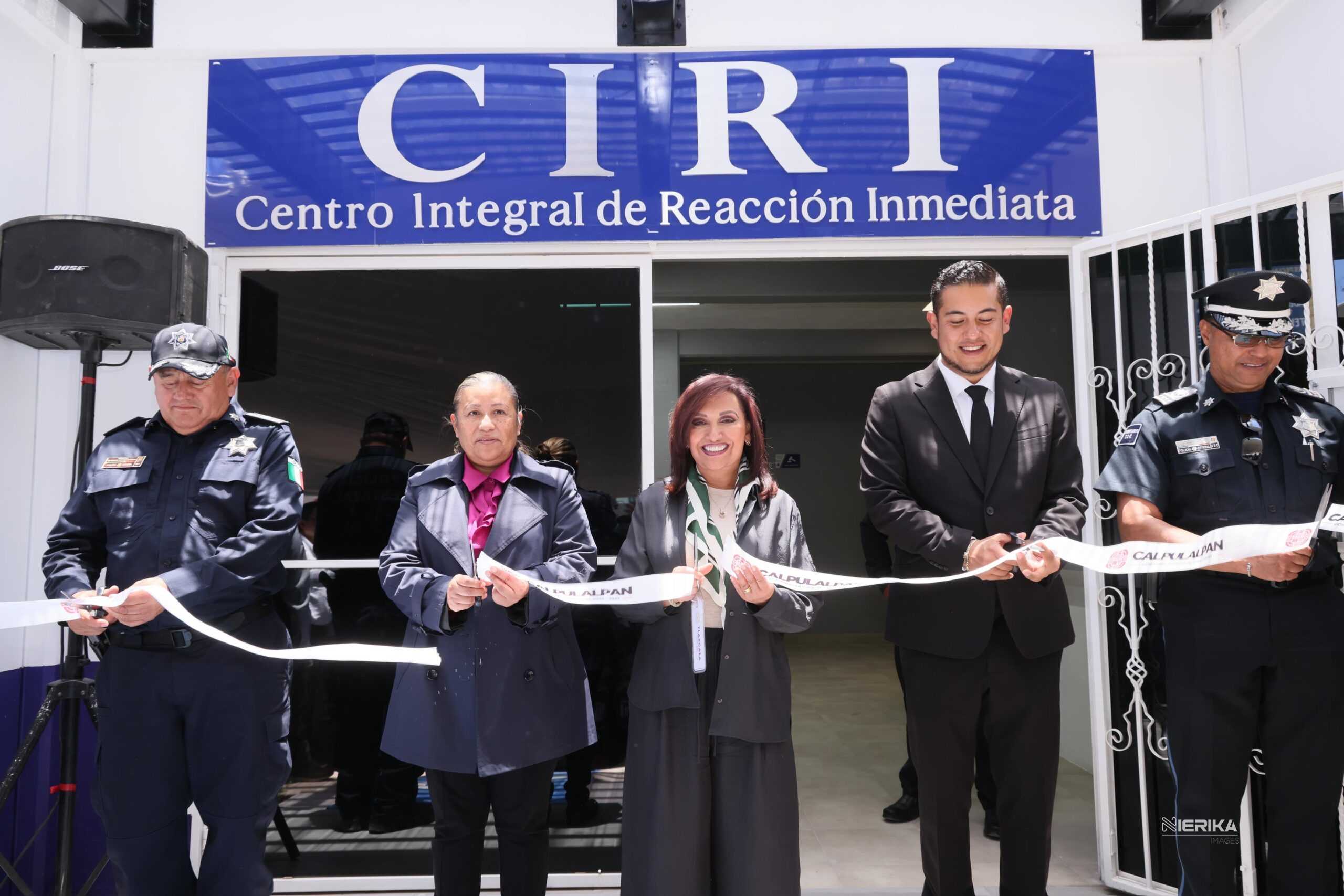 INAUGURA GOBERNADORA NUEVAS INSTALACIONES DEL CENTRO INTEGRAL DE REACCIÓN INMEDIATA EN CALPULALPAN.
