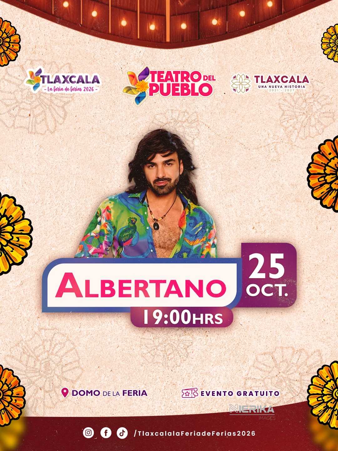 🎶 ¡Grandes momentos nos esperan en el Teatro del Pueblo de la Feria de Ferias Tlaxcala 2026