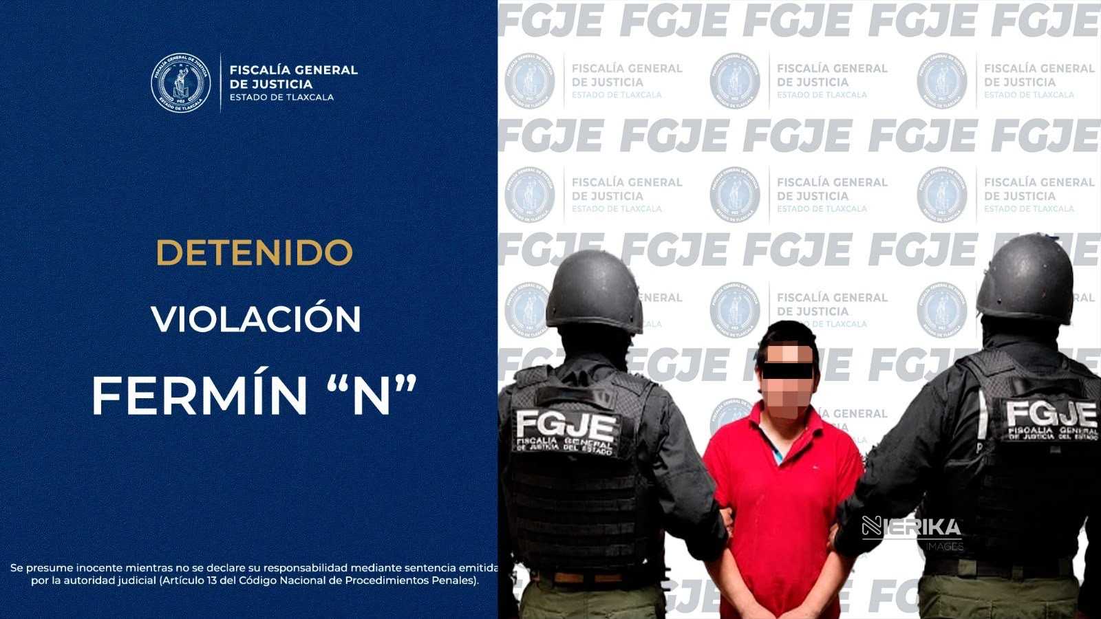 POLICÍA DE INVESTIGACIÓN APREHENDE A HOMBRE POR VIOLACIÓN EN AGRAVIO DE UNA ADOLESCENTE: FGJE