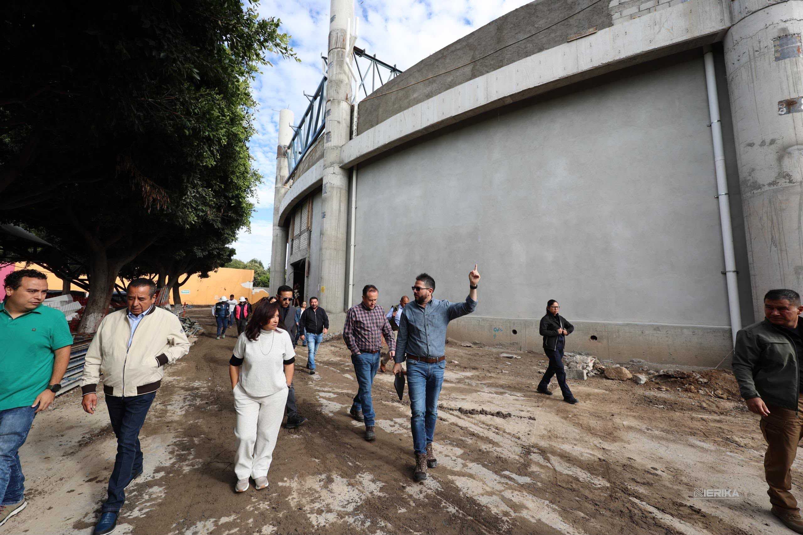 SUPERVISA GOBERNADORA LORENA CUÉLLAR AVANCES EN LA MODERNIZACIÓN DEL RECINTO FERIAL.