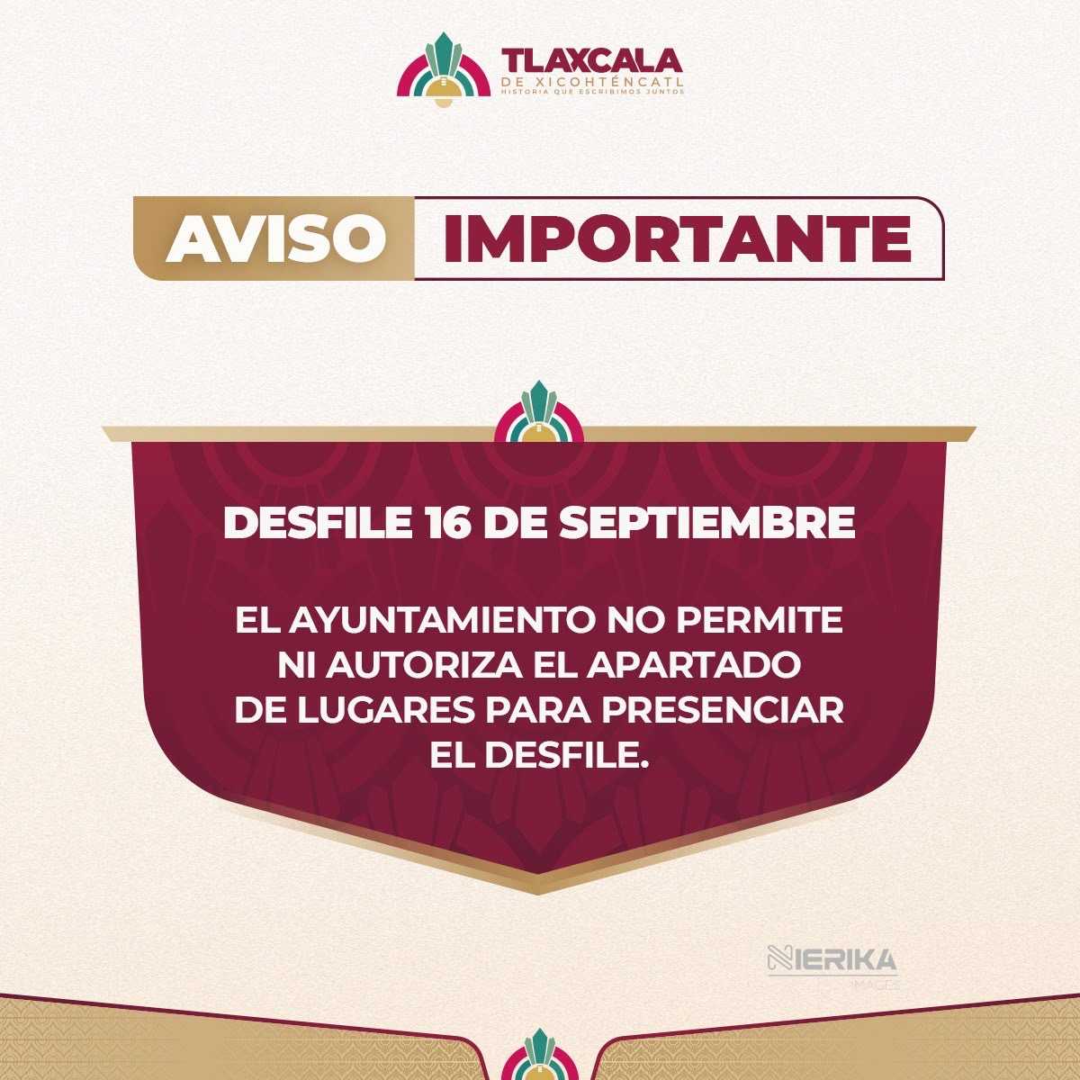 ÁREAS DEL AYUNTAMIENTO DE TLAXCALA SUPERVISARÁN COBROS INDEBIDOS EN VÍA PÚBLICA POR DESFILE
