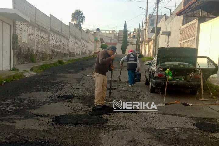 Brigadas de “Más Territorio” reforestan en Tlacomulco, limpian en Ixtulco y bachean en Bulevar San Miguel