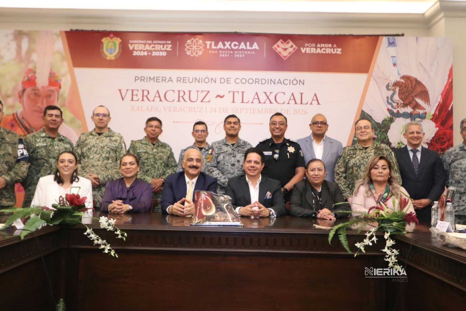 SOSTIENEN GABINETES DE TLAXCALA Y VERACRUZ PRIMERA REUNIÓN DE COORDINACIÓN EN MATERIA DE SEGURIDAD Y PROCURACIÓN DE JUSTICIA