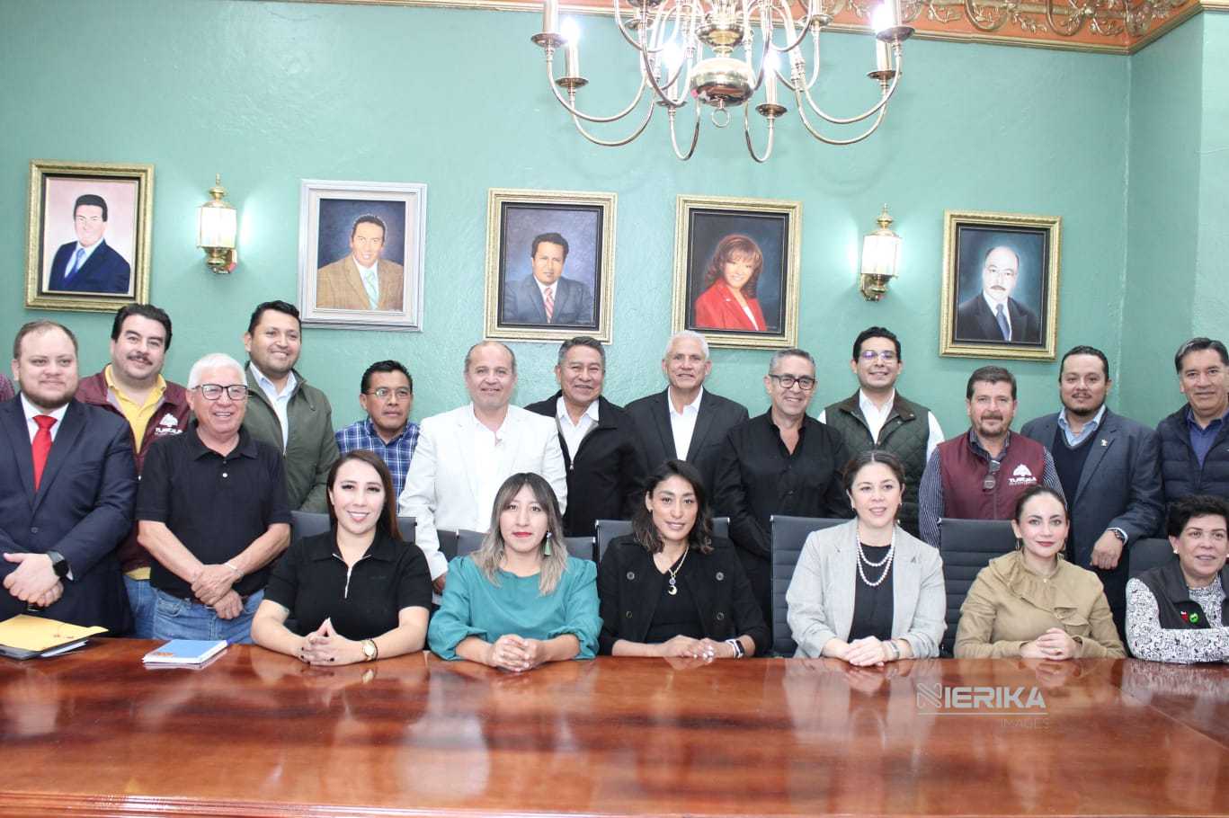 FORTALECE CARLOS LÓPEZ SUÁREZ COORDINACIÓN CON EL GABINETE DEL AYUNTAMIENTO DE TLAXCALA