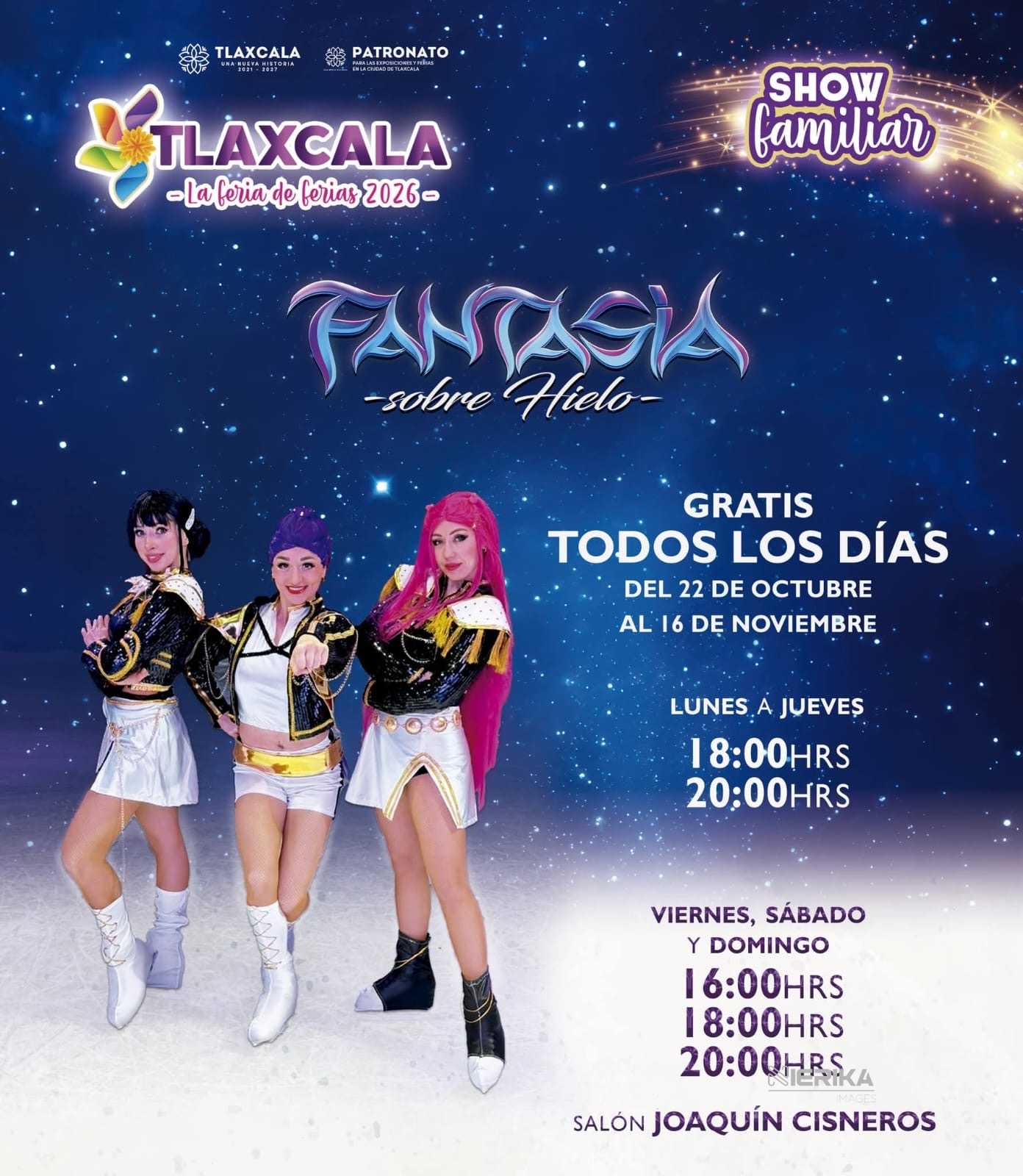 La magia sobre hielo llega todos los días a Tlaxcala, La Feria de Ferias 2026