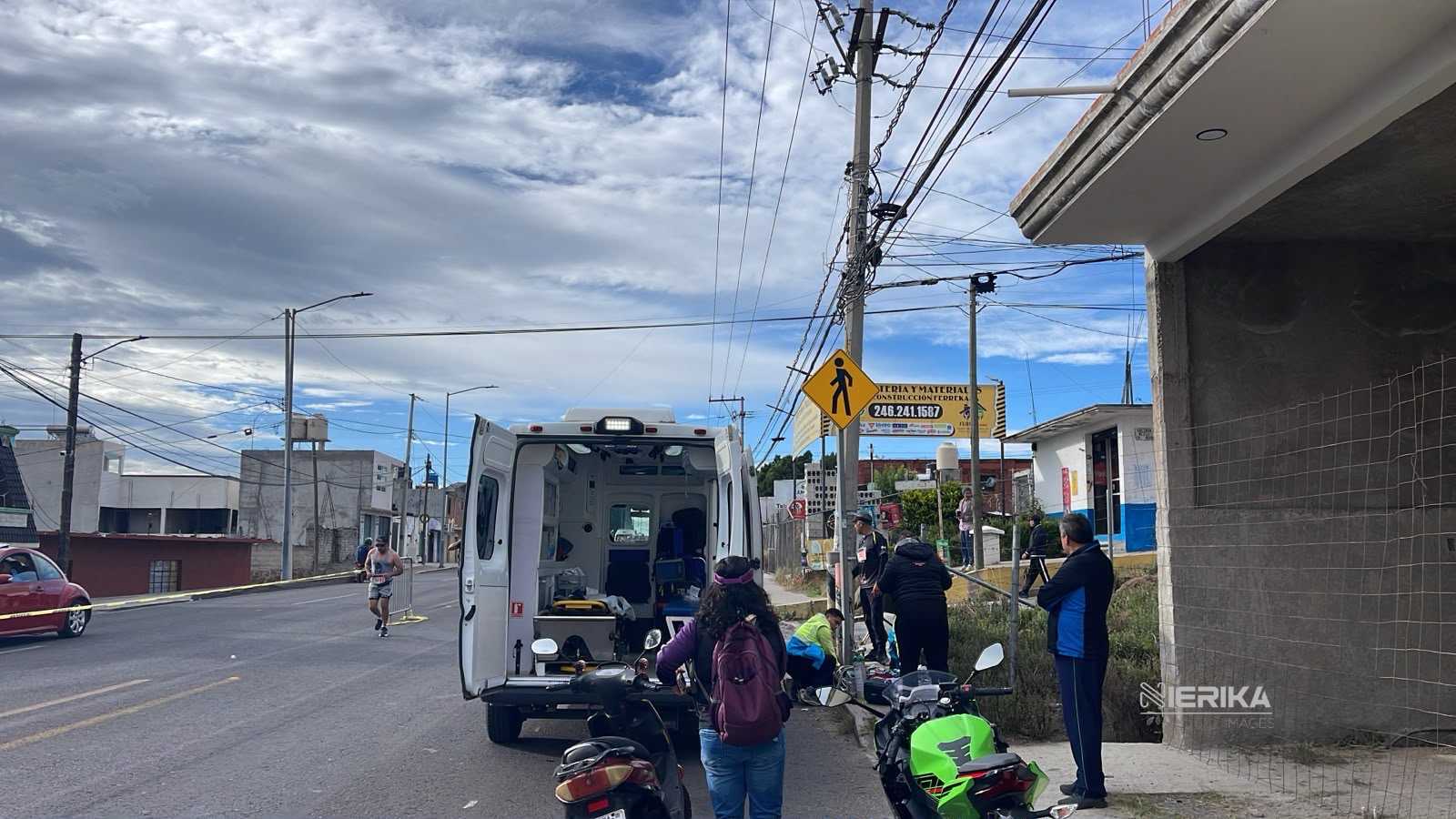 REPORTAN ESTABLE A CORREDOR ATENDIDO DURANTE EL MEDIO MARATÓN TLAXCALLAN 2026