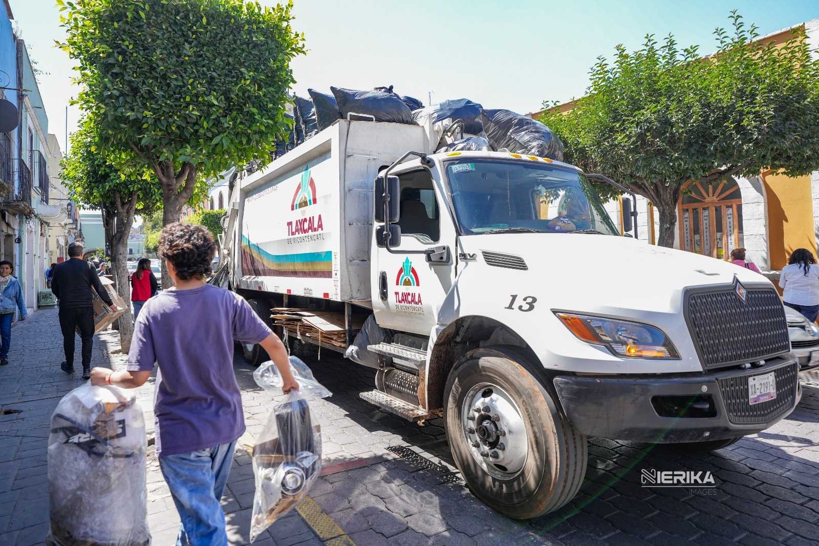 EXHORTA AYUNTAMIENTO DE TLAXCALA A EVITAR SACAR BASURA A LA VÍA PÚBLICA ANTE RETRASOS TEMPORALES EN LA RECOLECCIÓN