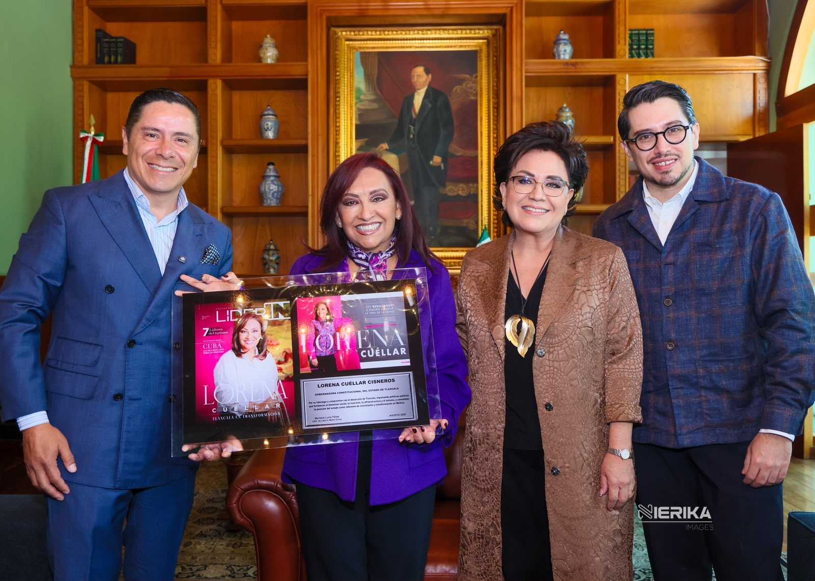RECONOCEN LIDERAZGO DE CUÉLLAR CISNEROS EN LA TRANSFORMACIÓN DE TLAXCALA.