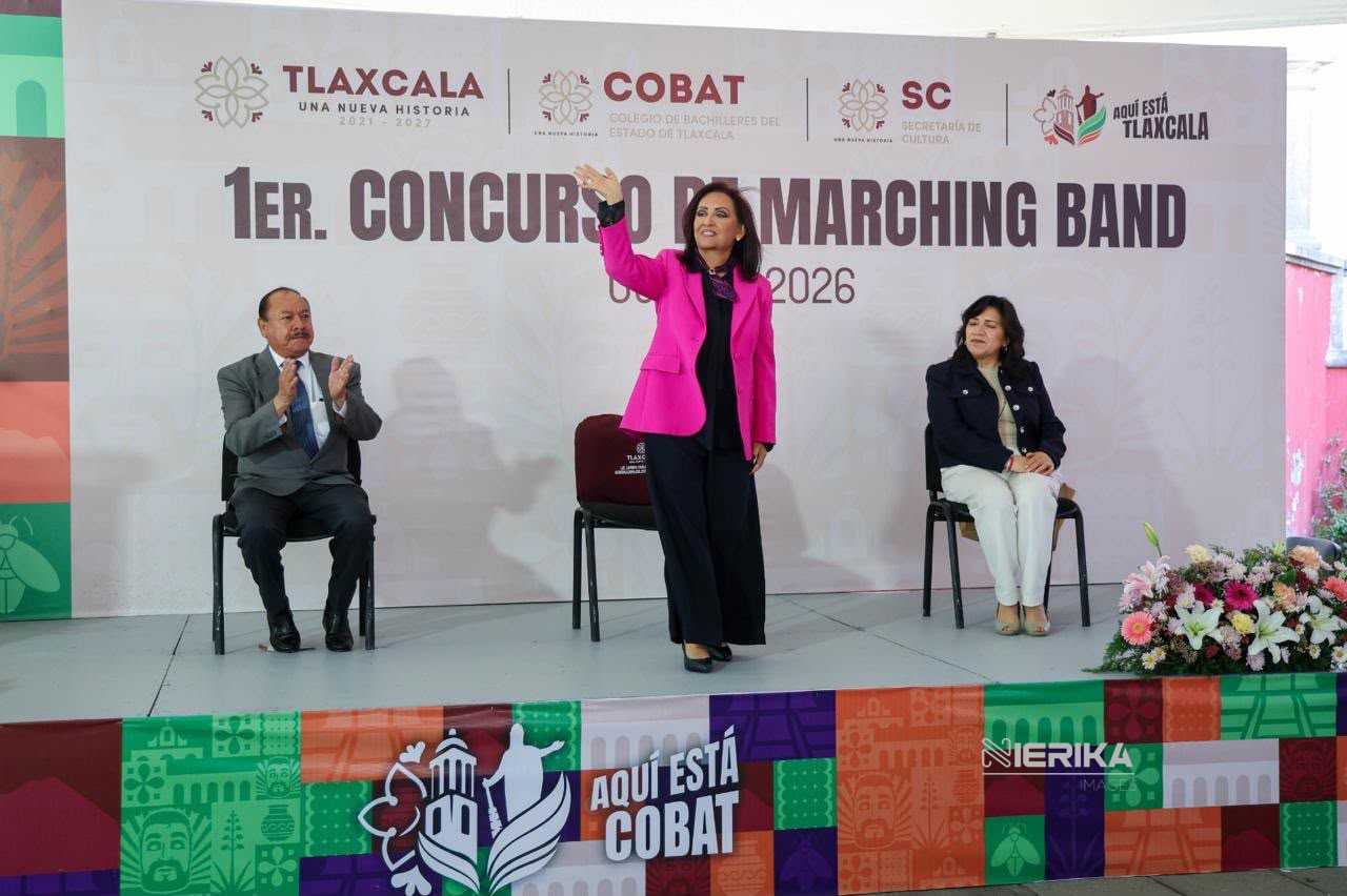 GOBERNADORA RECONOCE TALENTO DE ESTUDIANTES EN PRIMER CONCURSO DE MARCHING BAND DEL COBAT.